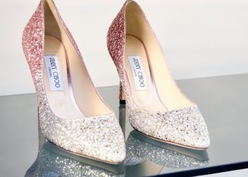 womens white and silver peep toe pumps